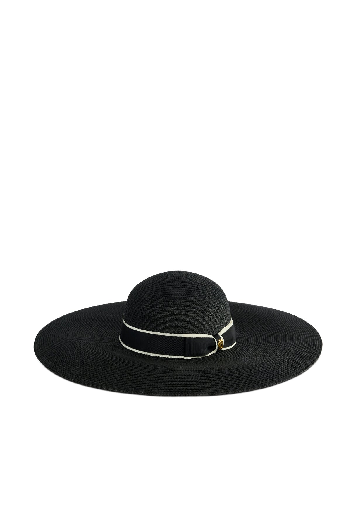 Amalfi Wide Brim Hat (Black Black)