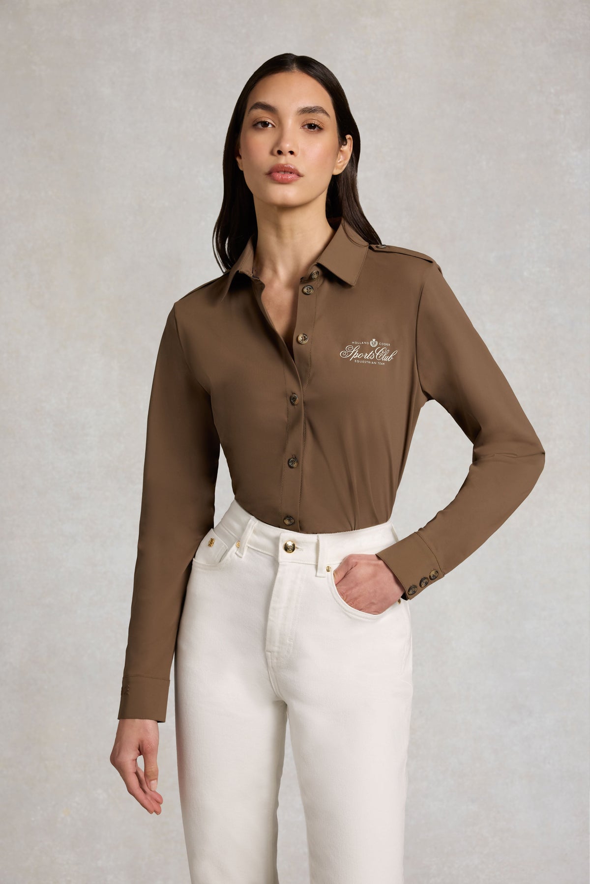 Equestrian Riding Shirt (Chestnut)