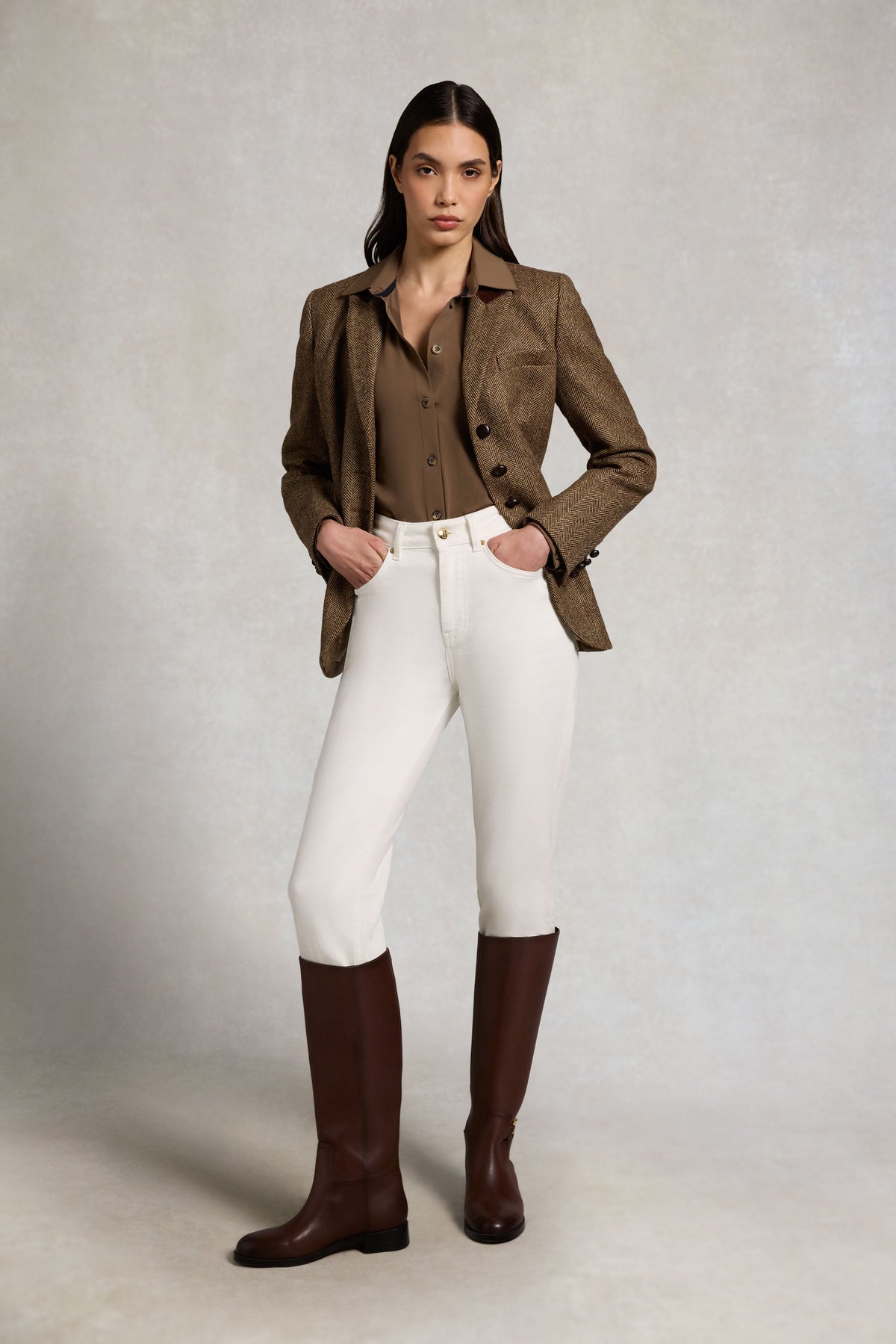 Equestrian Riding Shirt (Chestnut)
