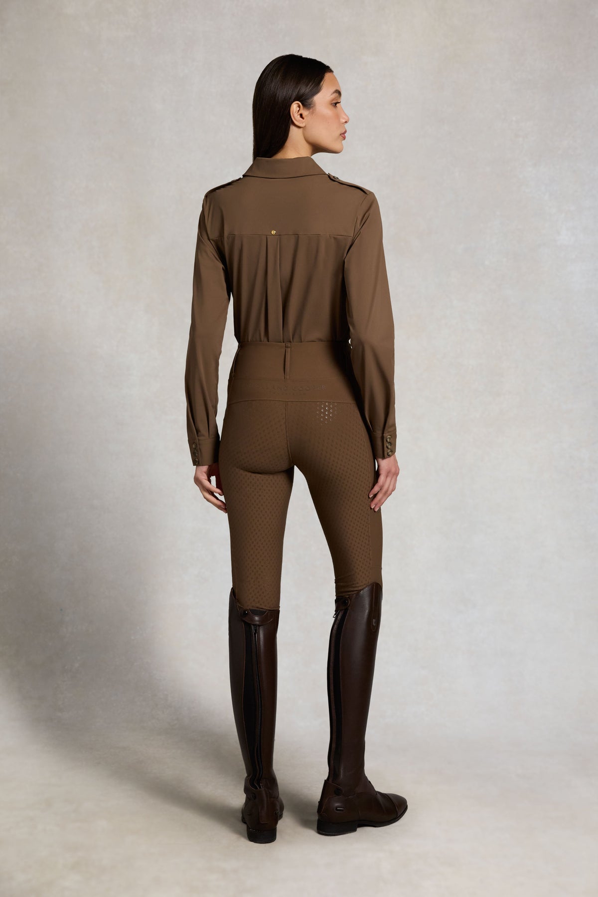 Equestrian Riding Shirt (Chestnut)