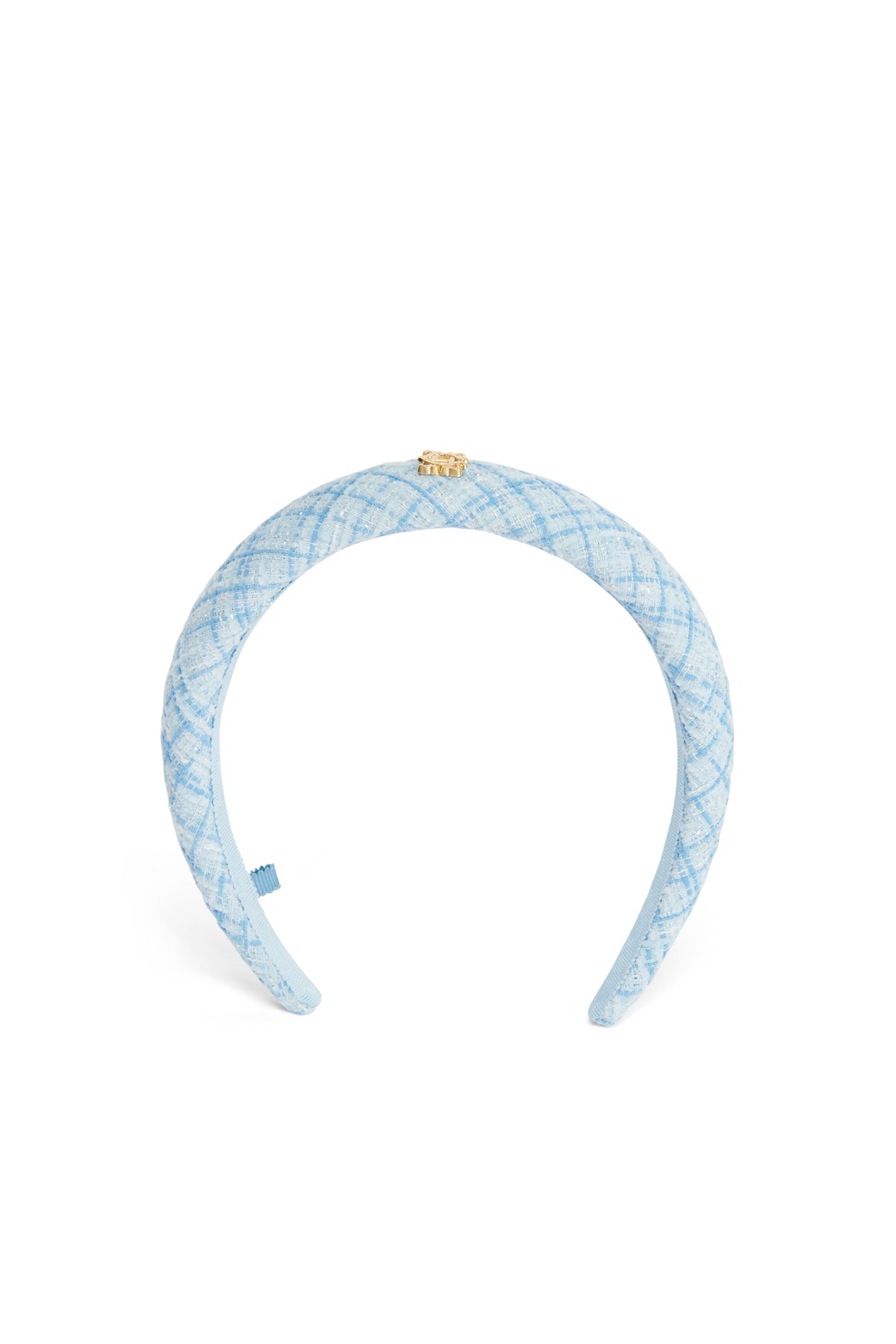 Narrow Headband (Ice Blue Boucle)