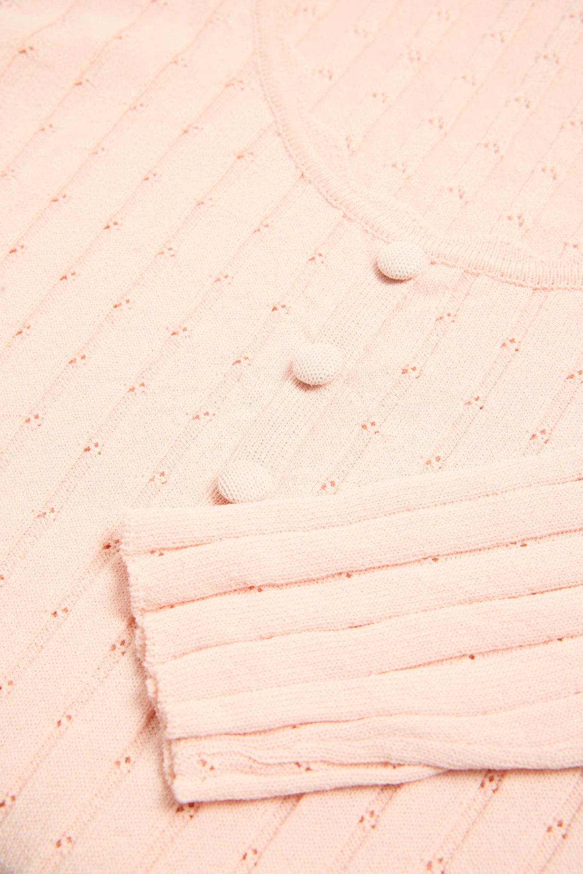 Helen Knitted Longsleeve Top (Pink)