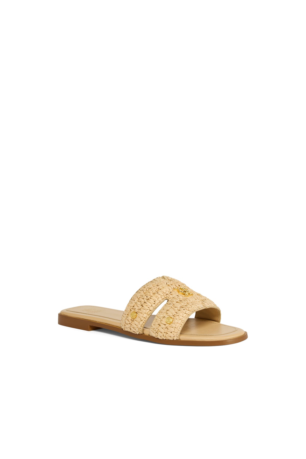 Heraldic Monogram Slides (Natural Straw)