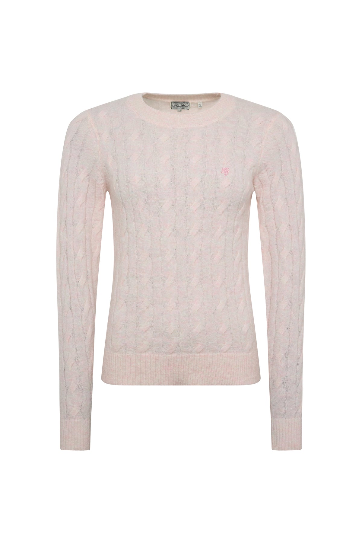 Jasmine Knitted Crew (Palest Pink)