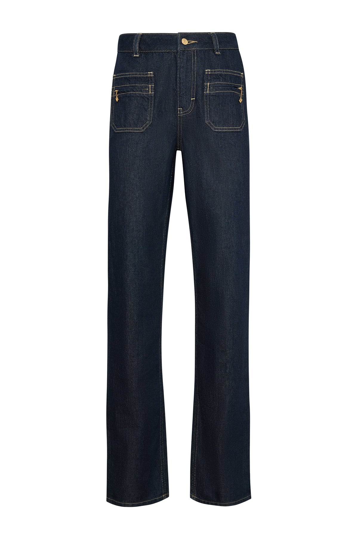 Jessica Straight Jean (Dark Indigo)