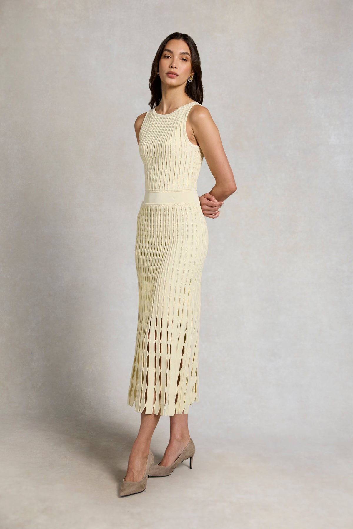Katrina Dress (Soft Yellow)