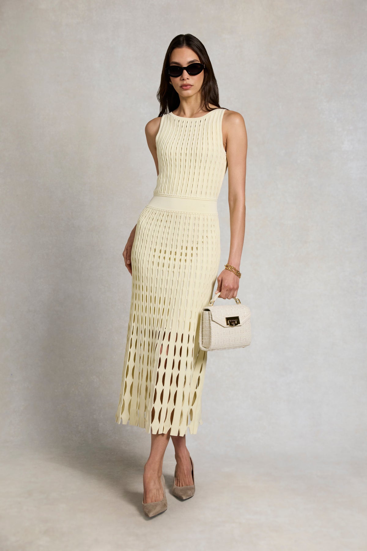 Katrina Dress (Soft Yellow)