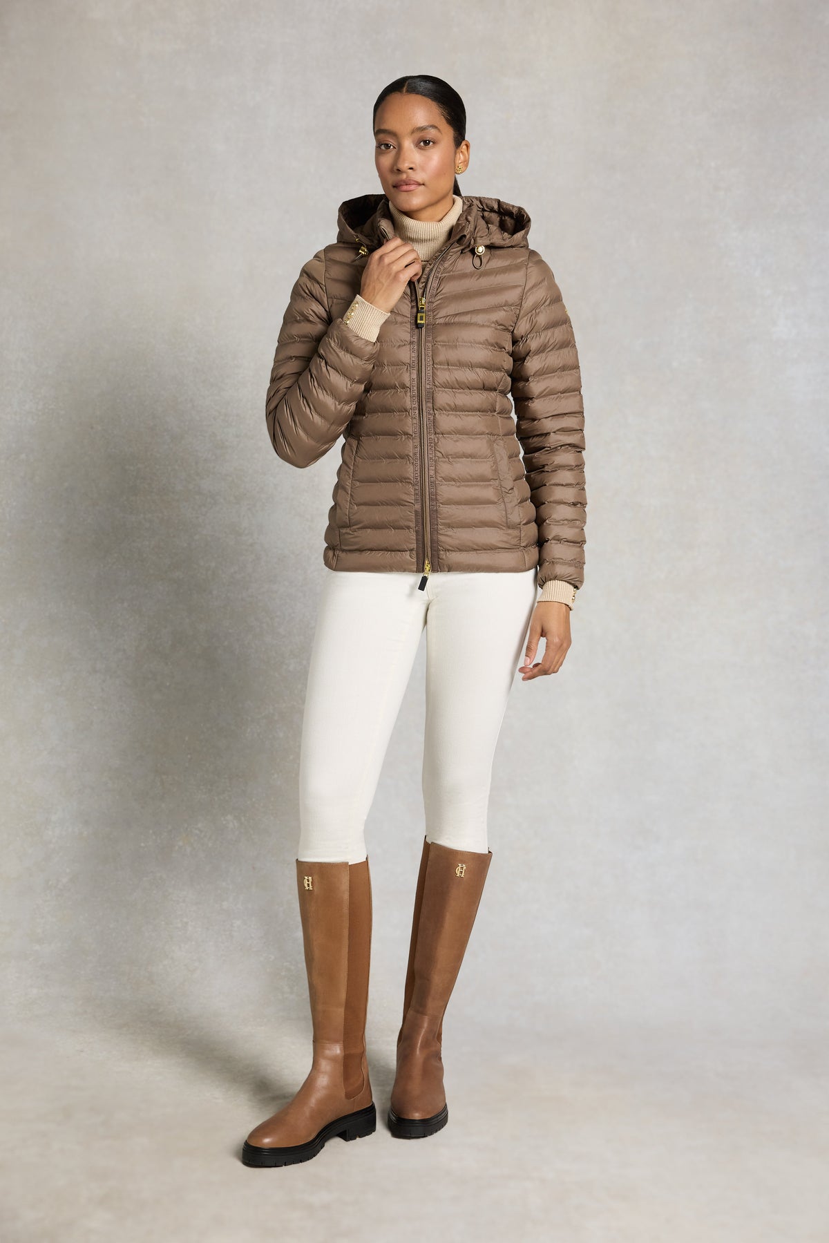 Lightweight Puffer Jacket (Chestnut)