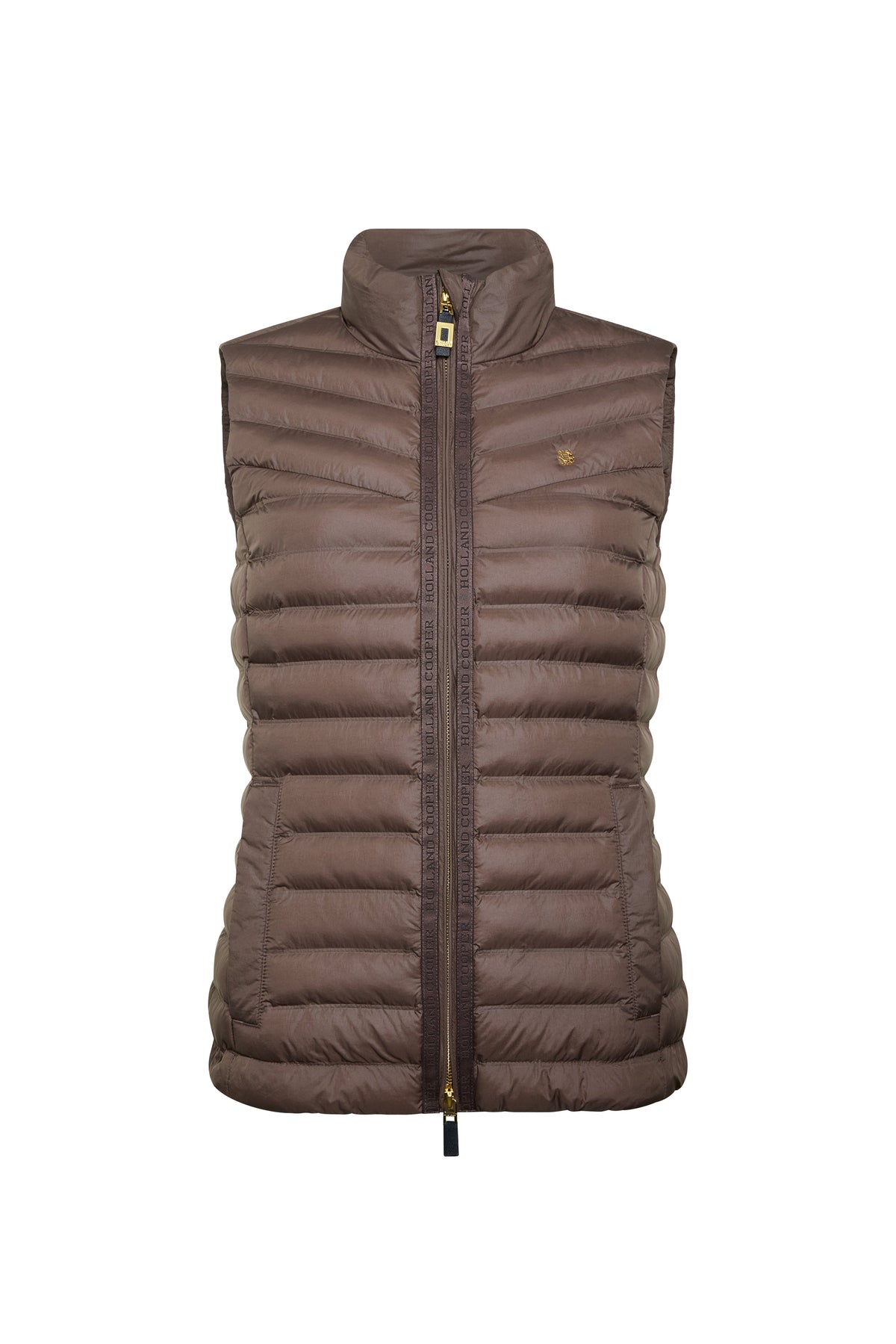Lightweight Puffer Gilet (Chestnut)