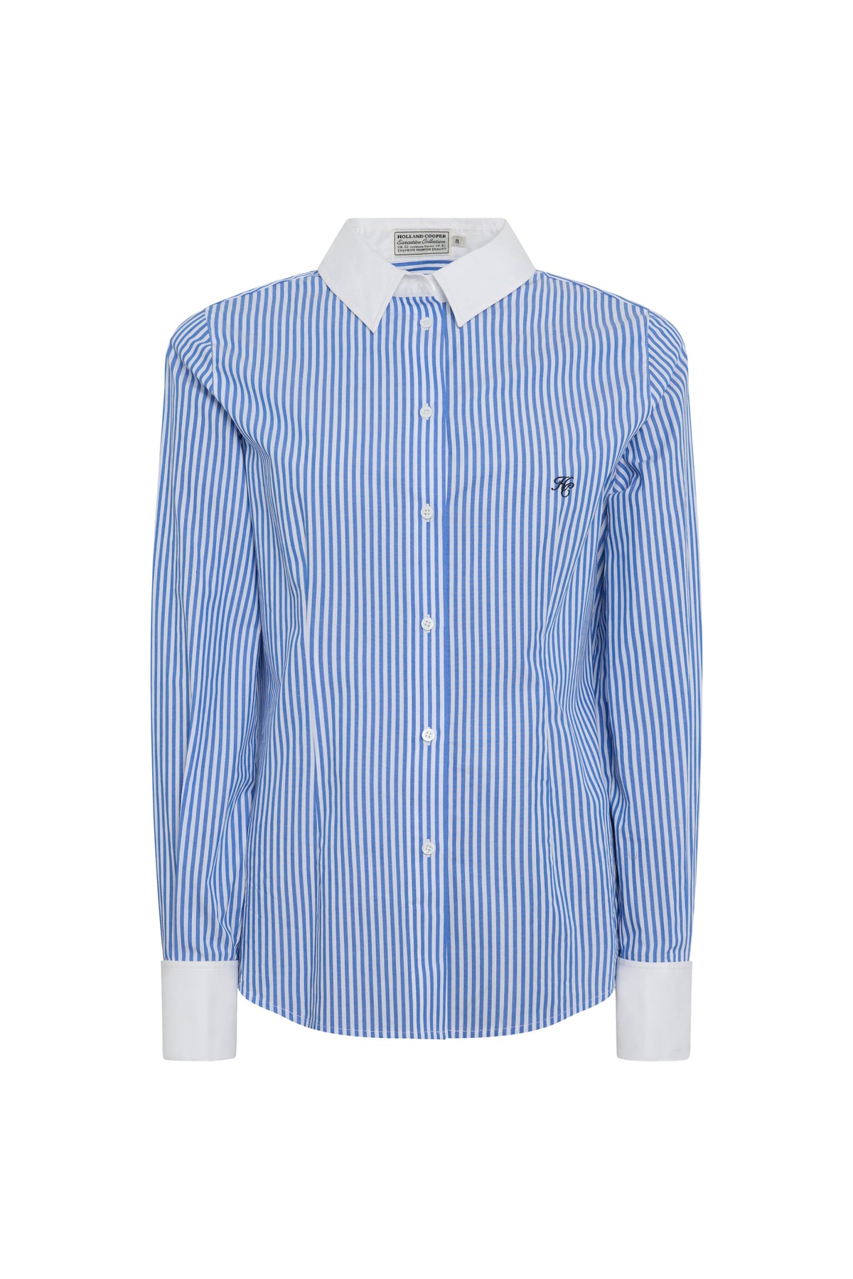 Louisa Shirt (Deep Blue Stripe)