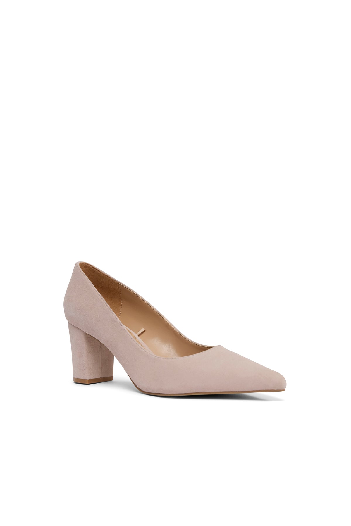 Mayfair Court Shoe (Blush Suede)