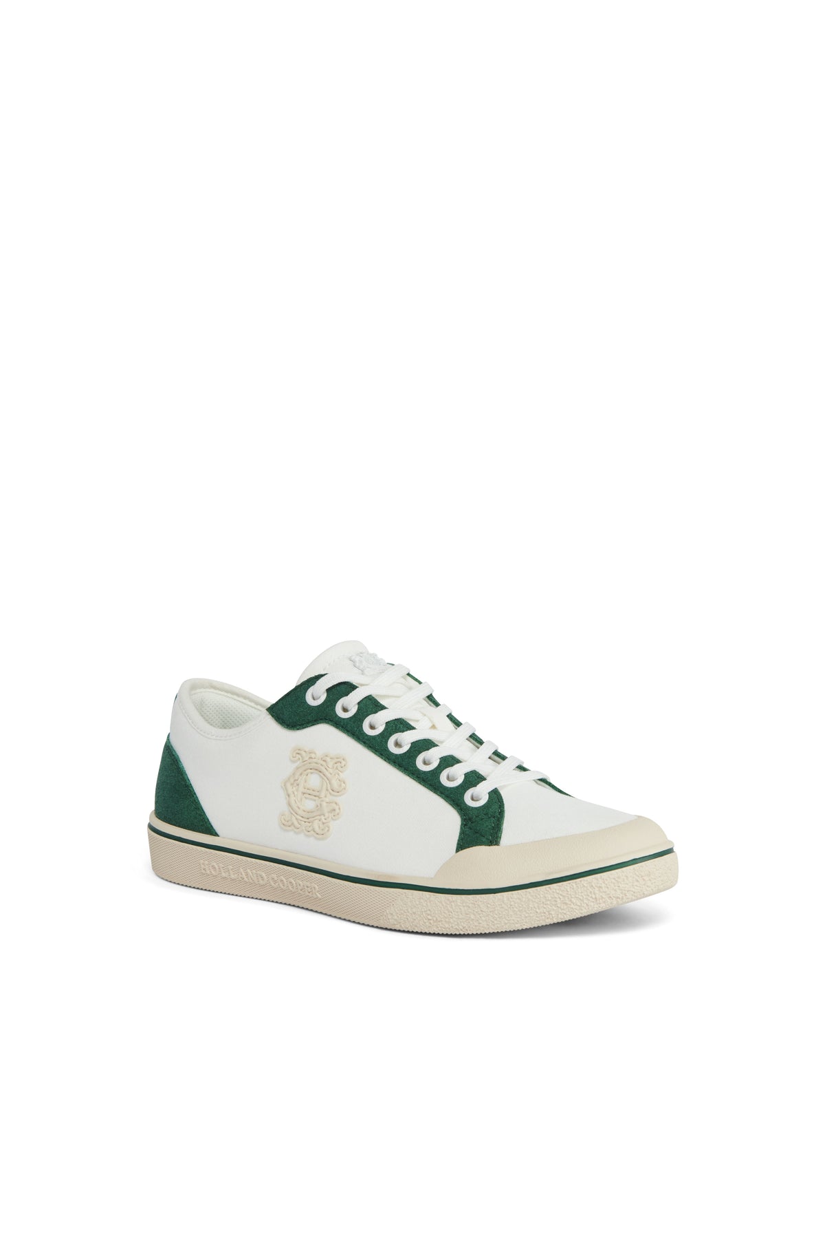 Mayfair Court Trainer (Off White Green)