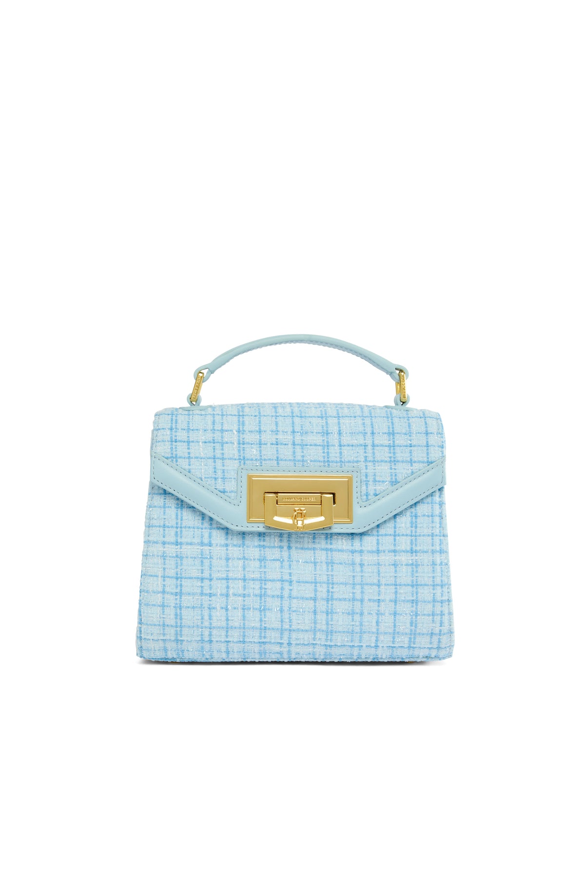 Mini Cheltenham Bag (Ice Blue Boucle)