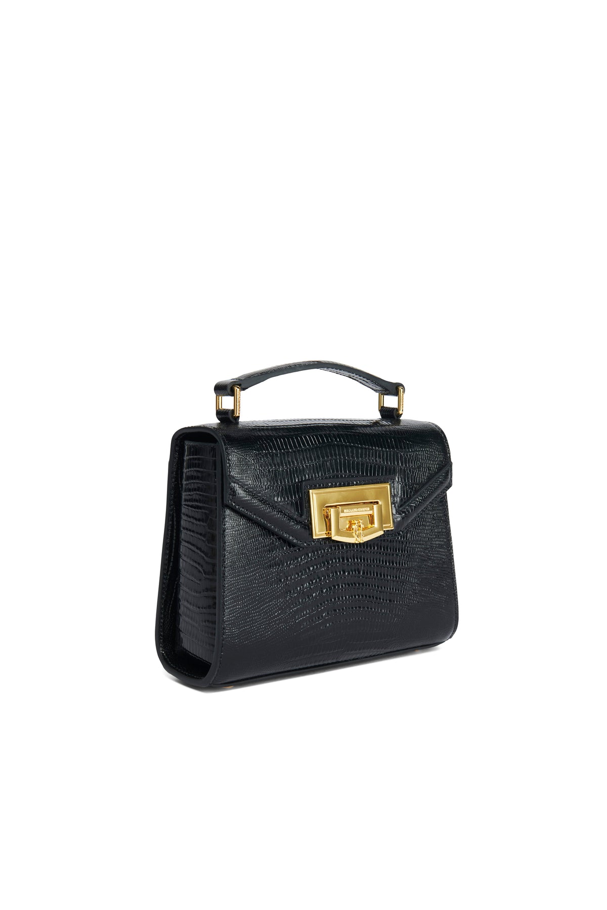 Mini Cheltenham Bag (Black Lizard)
