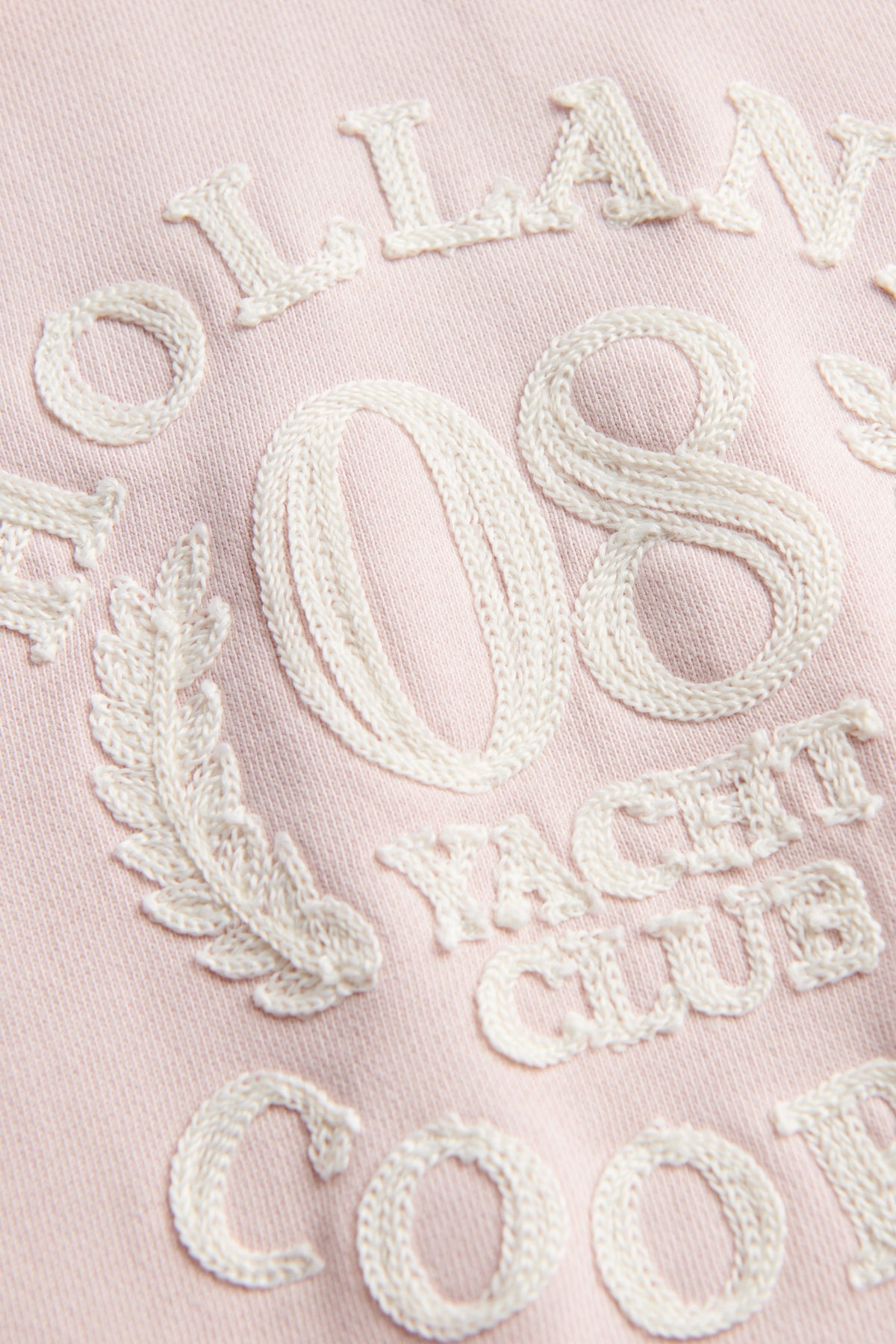 Mock Collar Crew Neck Sweat (Pink)