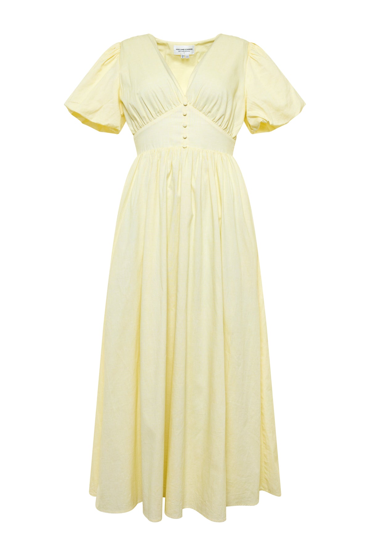 The Spring Paige Dress (Lemon) Look