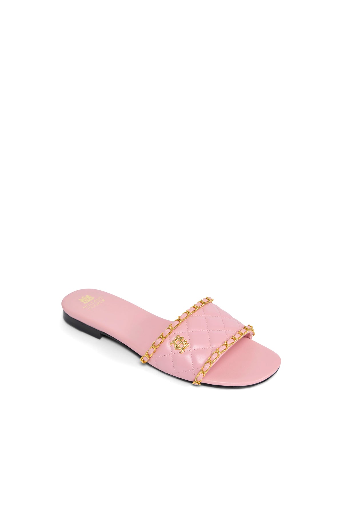 Quilted Pimlico Slide (Peony)