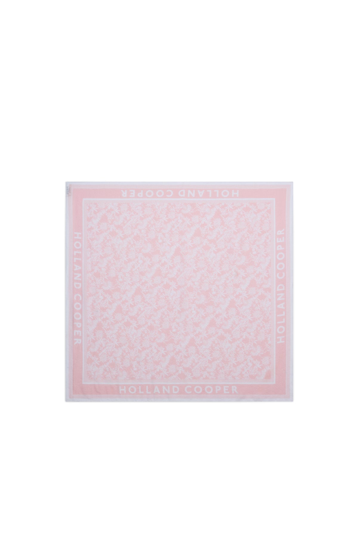 Provence Fine Silk Scarf (Pink Palms)
