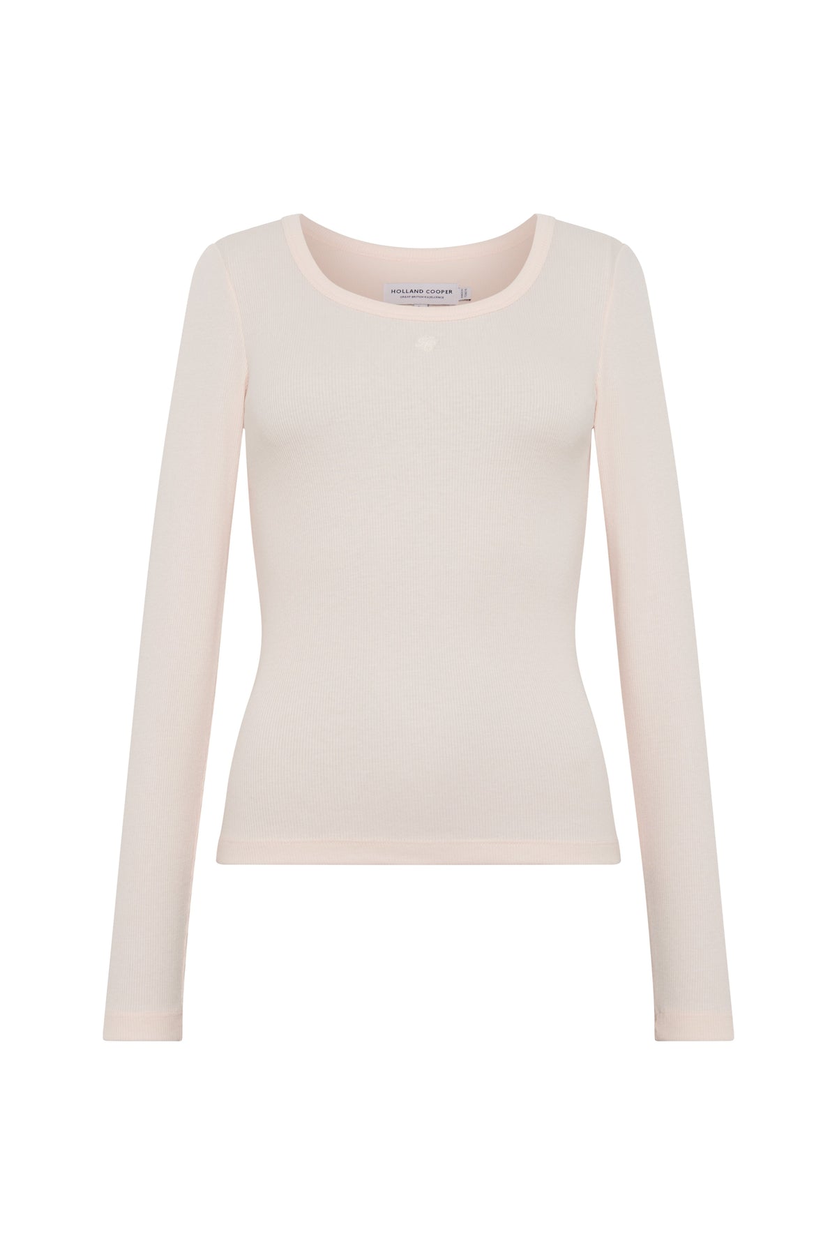 Rebecca Long Sleeve Top (Palest Pink)
