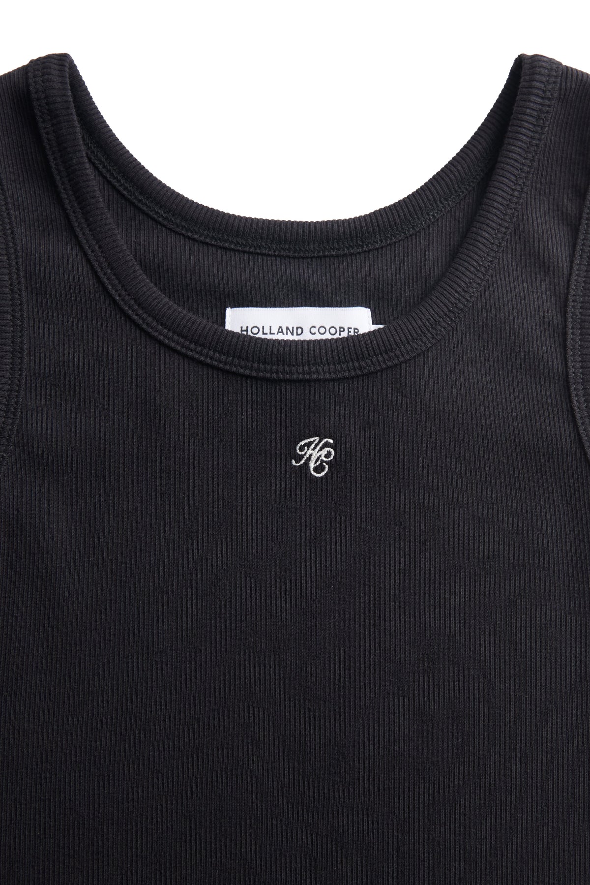 Rebecca Rib Tank (Black)