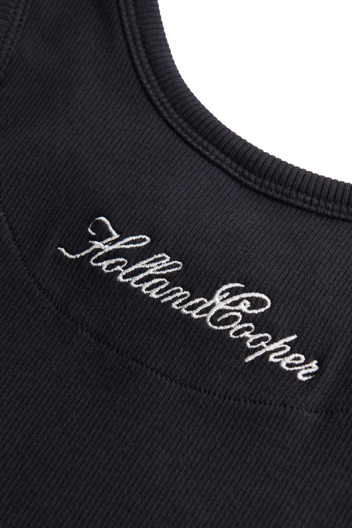 Rebecca Rib Tank (Black)
