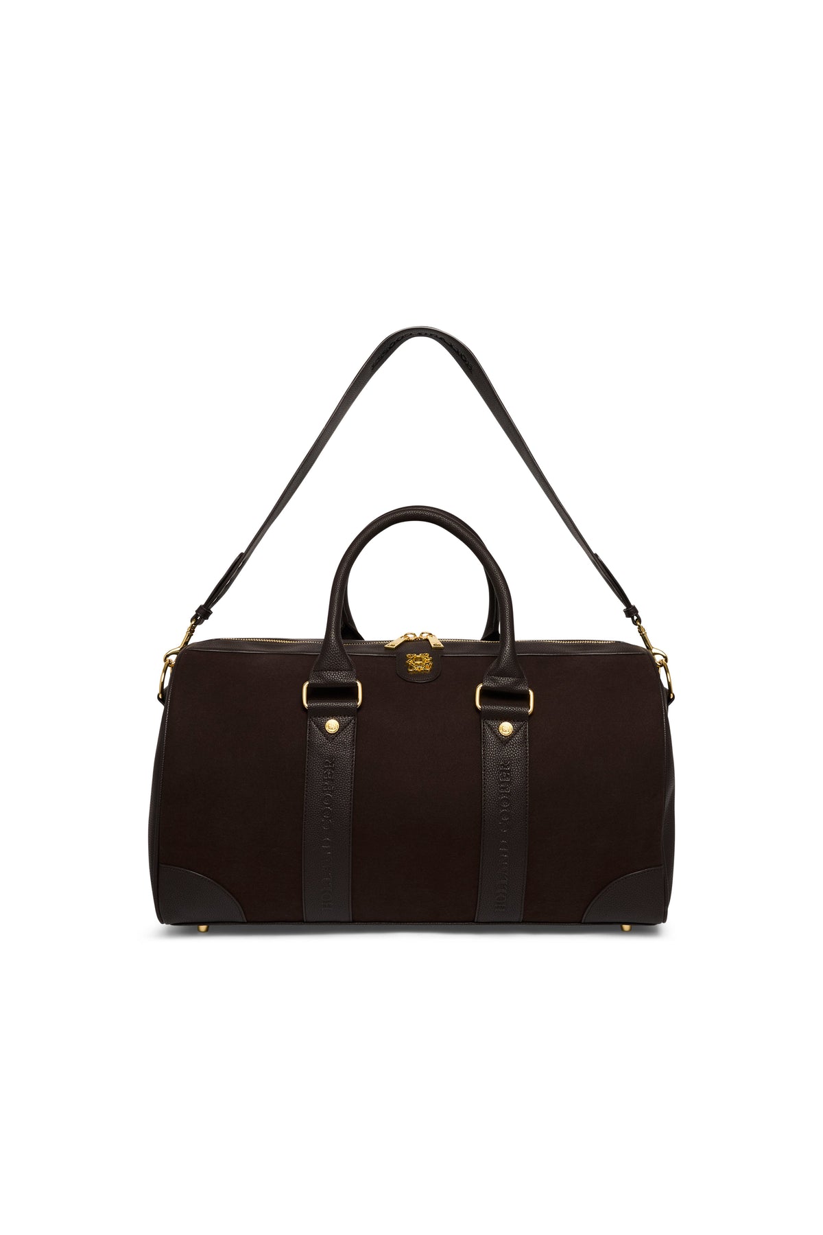 Regency Holdall (Dark Chocolate Suede)