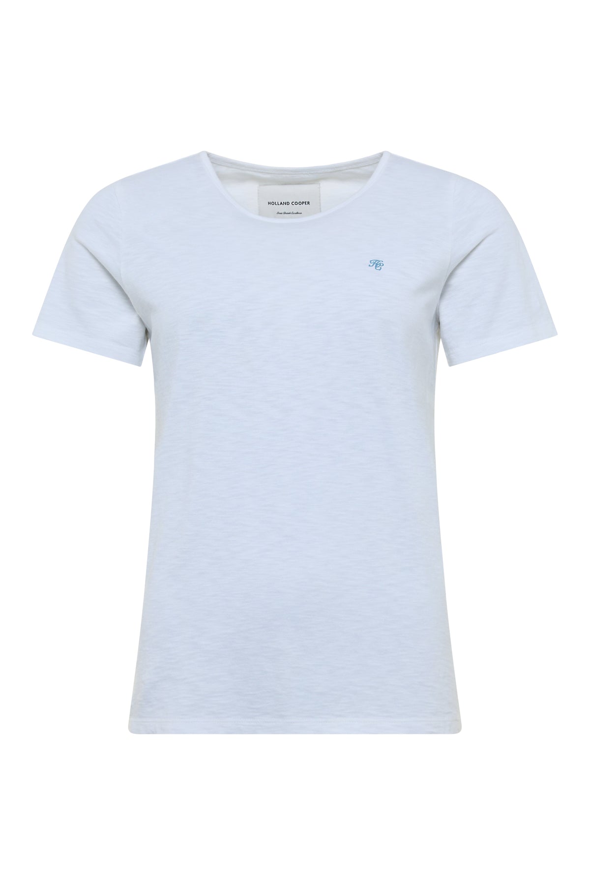 Relaxed Fit Monogram Tee (Pale Blue)