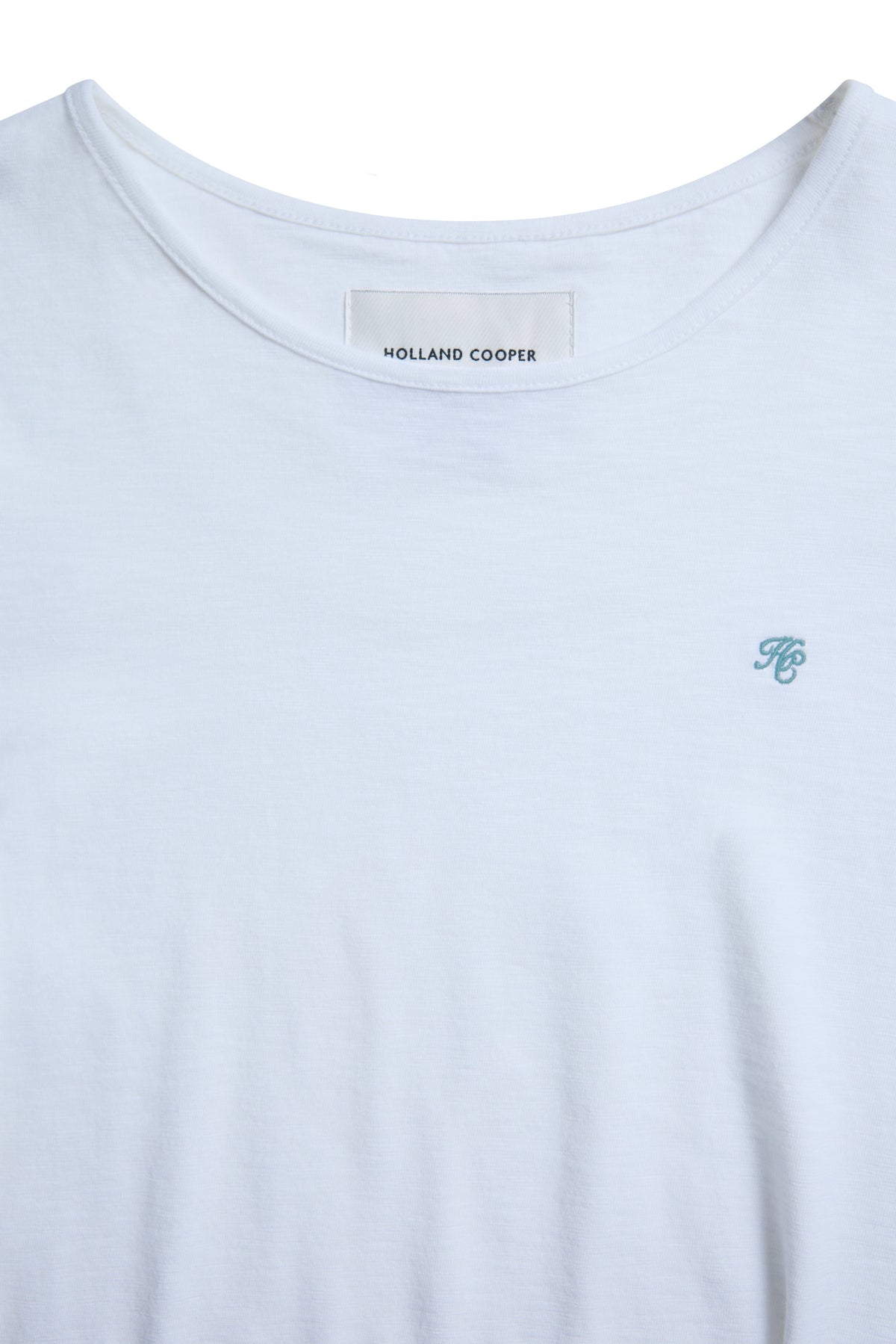 Relaxed Fit Monogram Tee (Pale Blue)