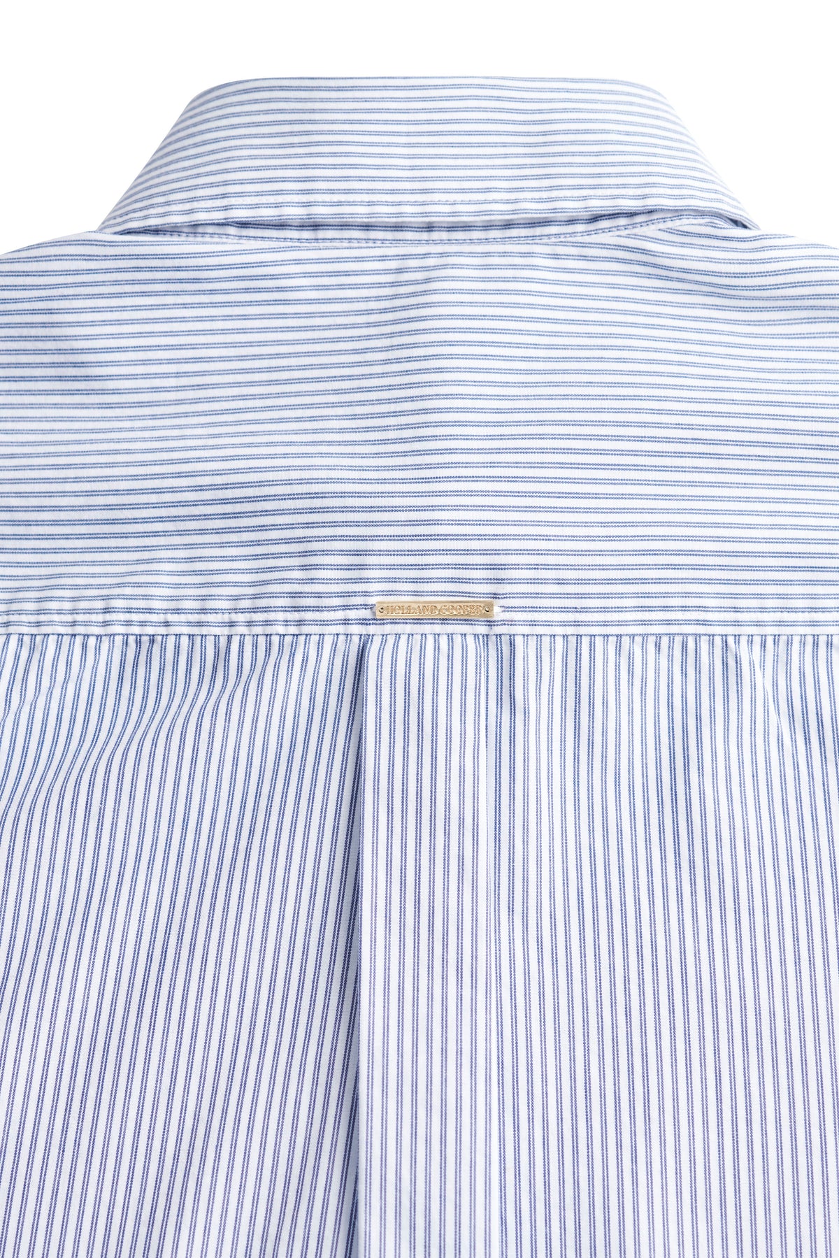 Relaxed Fit Shirt (Fine Navy Double Stripe)