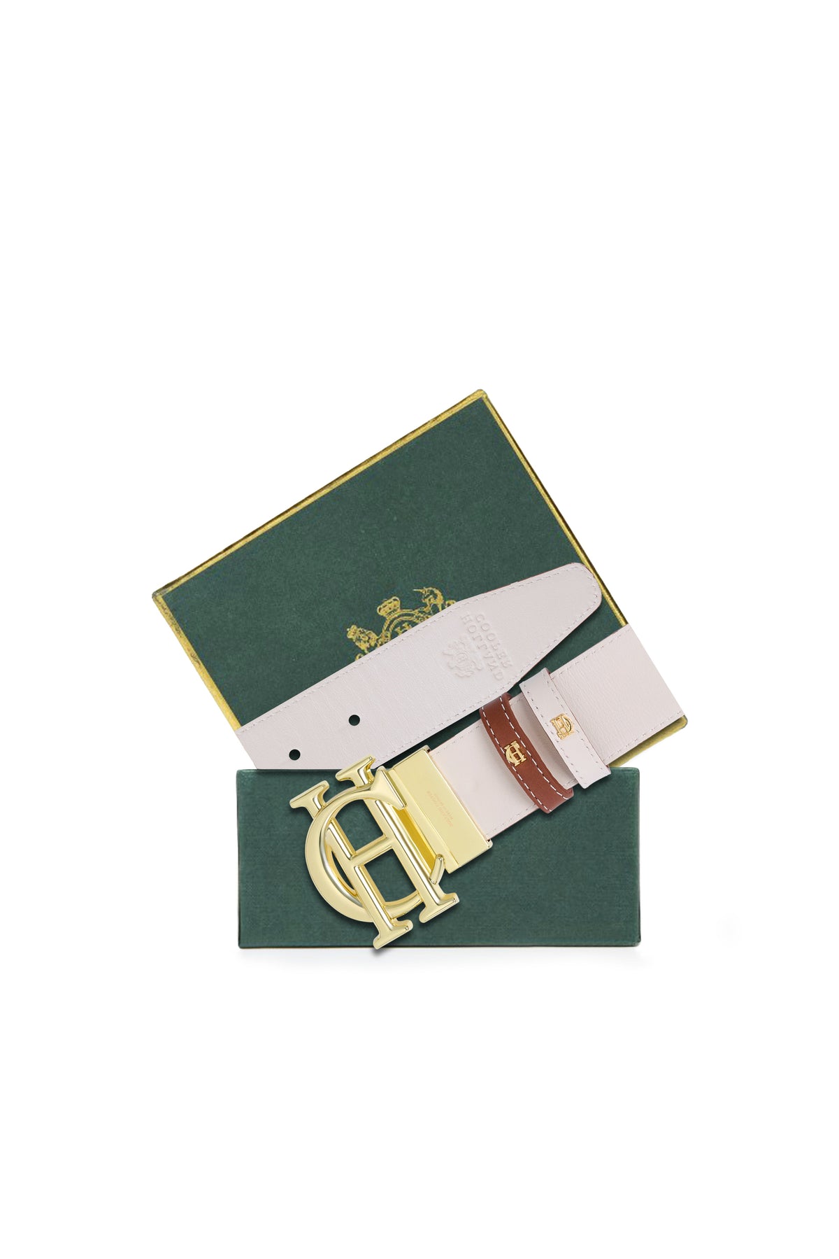 Reversible Classic Belt (Cream Tan)