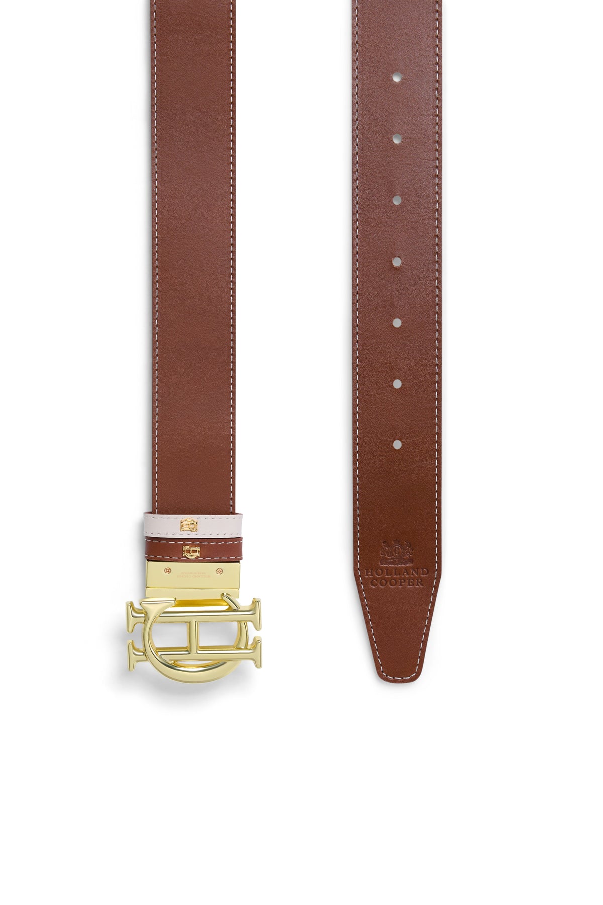 Reversible Classic Belt (Cream Tan)