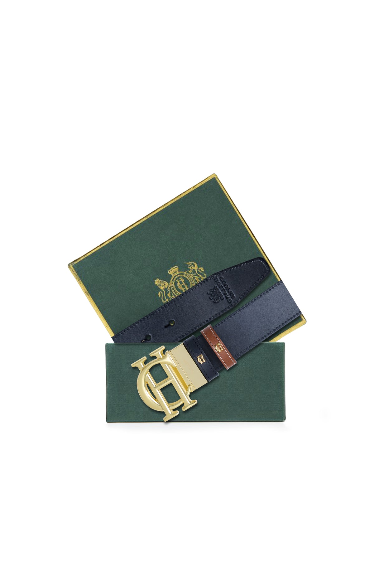 Reversible Classic Belt (Black Tan)