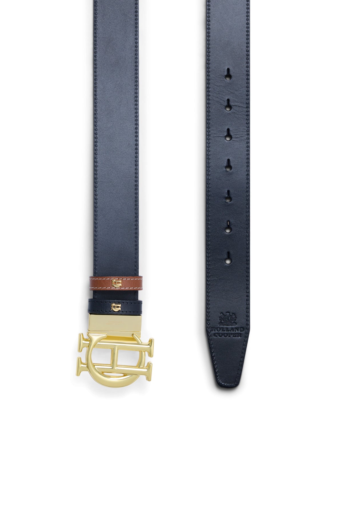 Reversible Classic Belt (Black Tan)