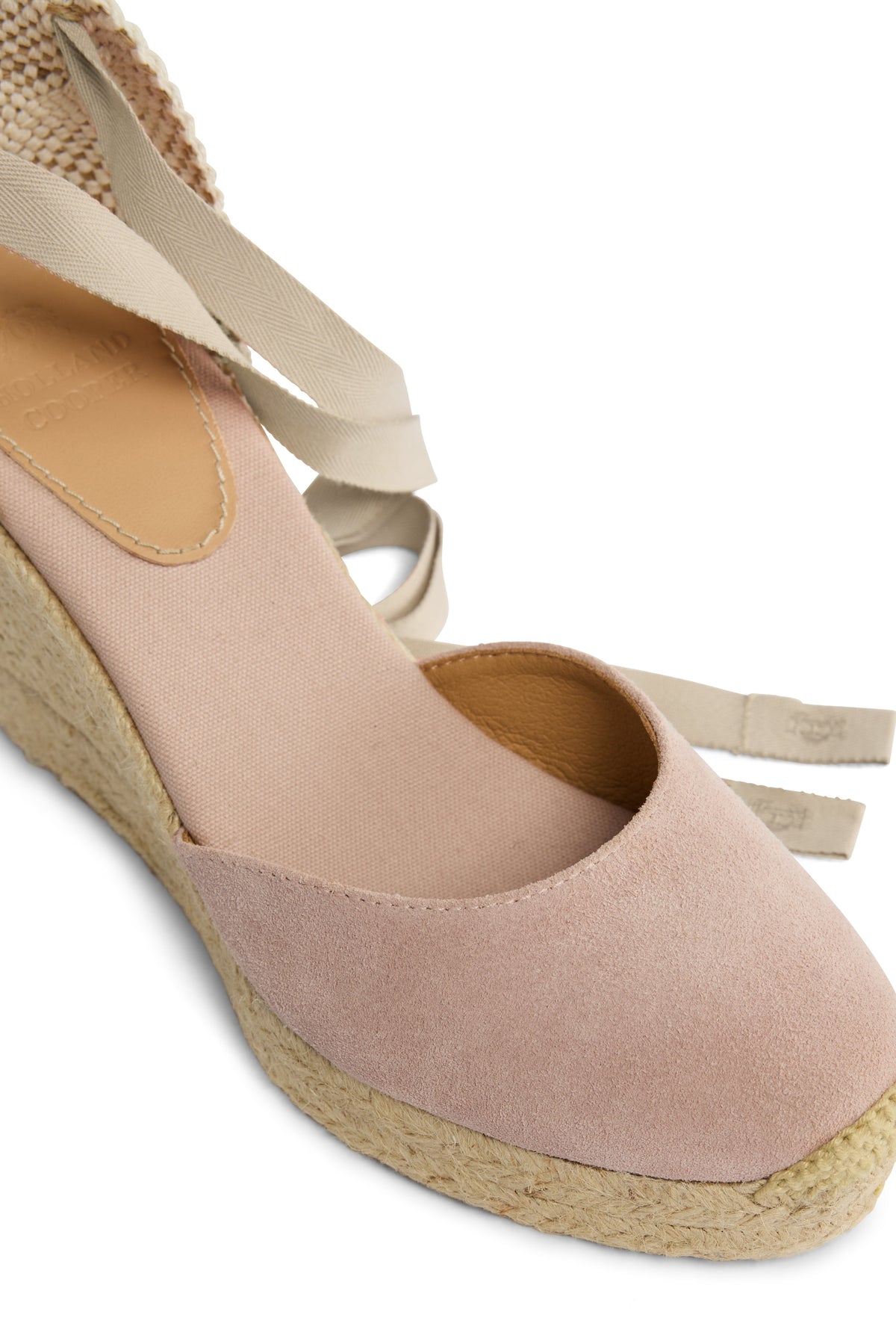 Seville Wedge Espadrille (Blush Pink)
