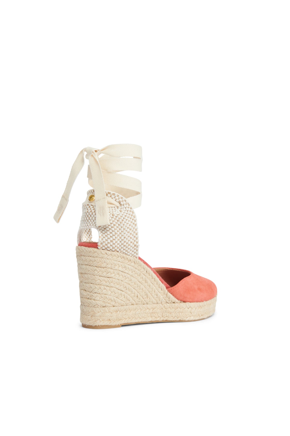 Seville Wedge Espadrille (Coral)