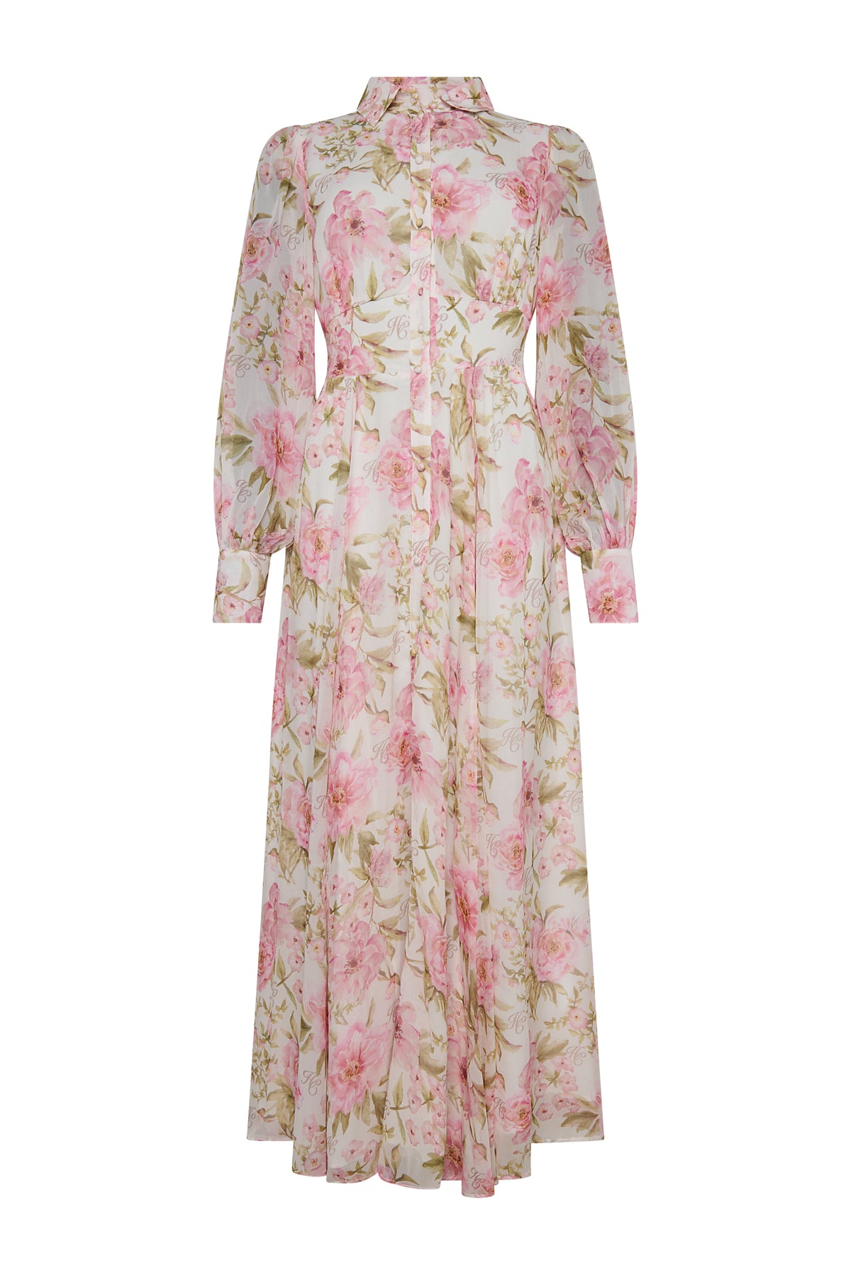 The Sorrento Shirt Dress (Peony Ecru Floral) Look