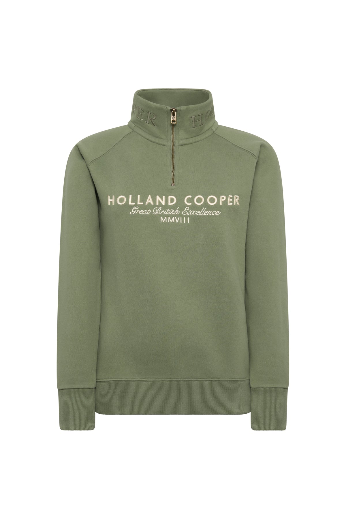Sporting Goods Zip Henley (Sage)