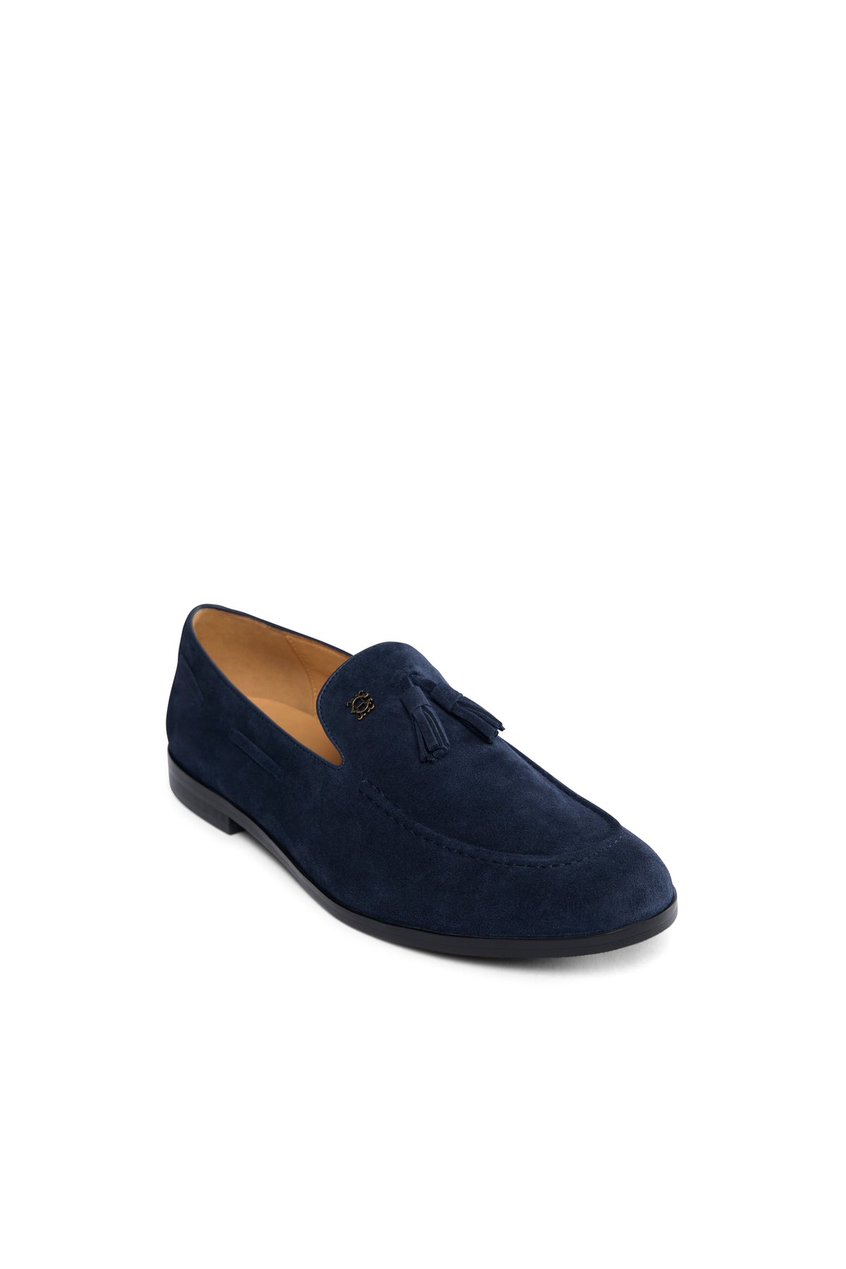 Men's Suede Tassel Loafer (Navy Suede)