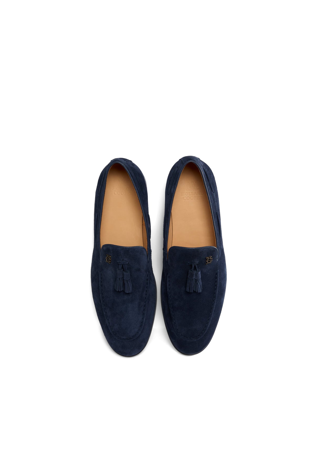 Men's Suede Tassel Loafer (Navy Suede)