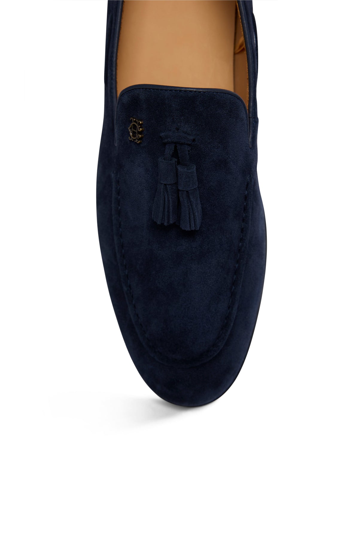 Men's Suede Tassel Loafer (Navy Suede)