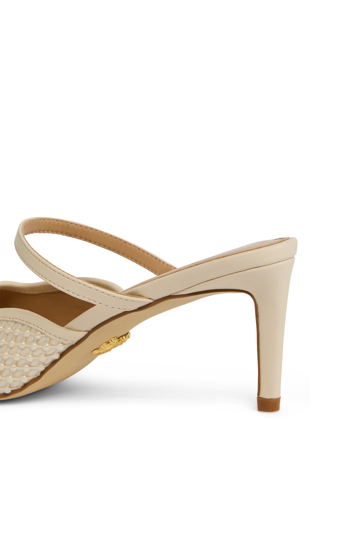 Wear All Day Vienna Pearl Heel (Champagne Pearl)