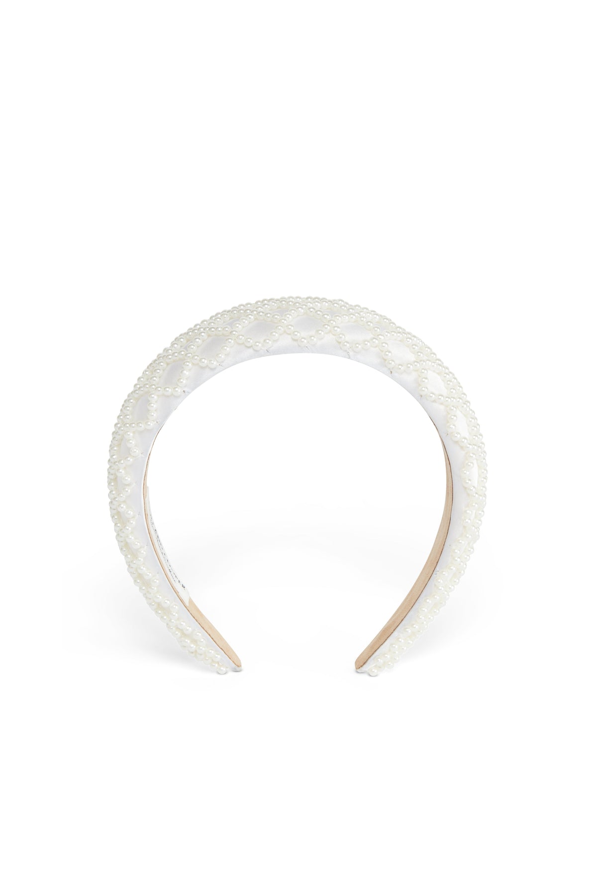 Wide Headband (White Pearl)