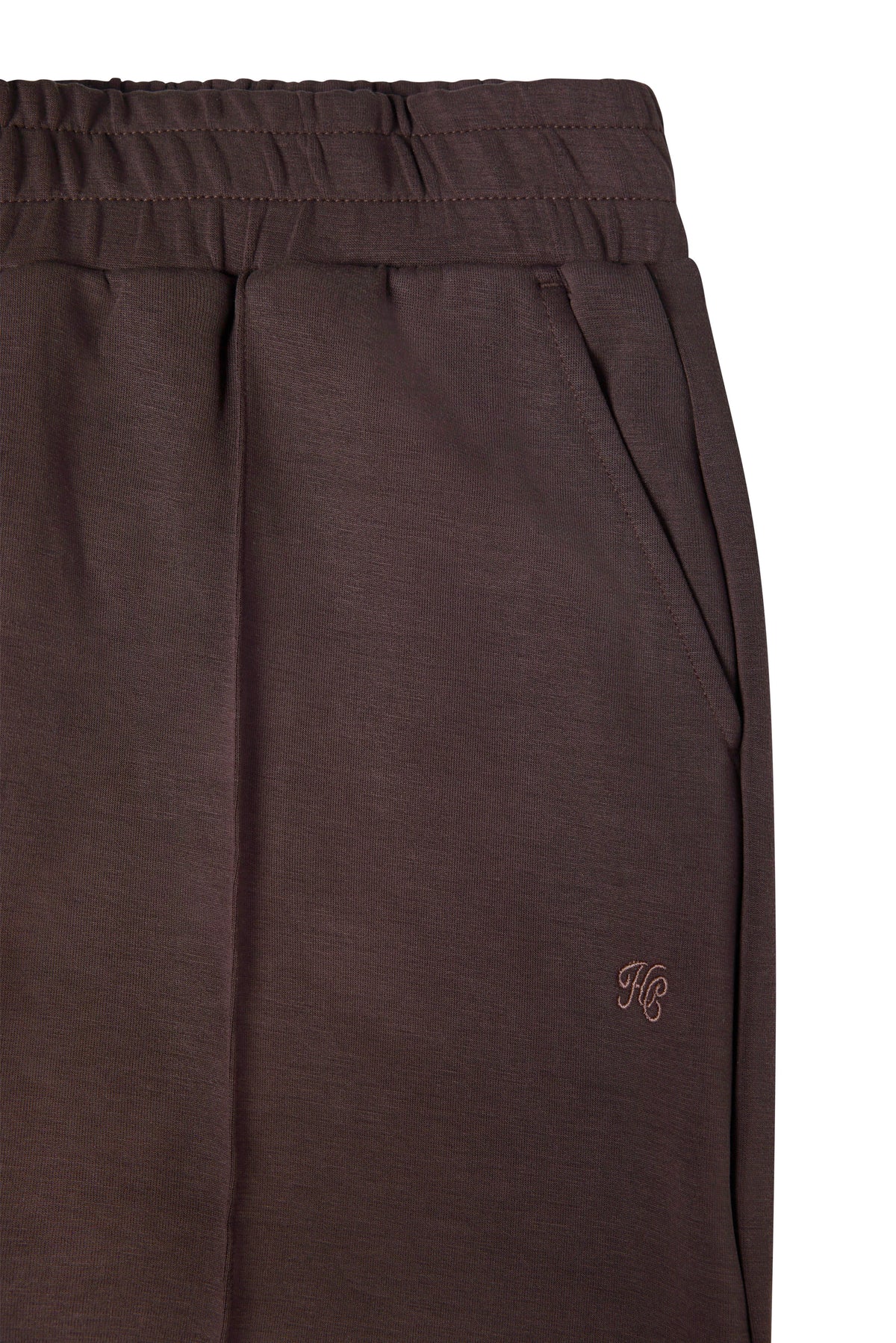 Artemis Wide Leg Soft Jogger (Chocolate)