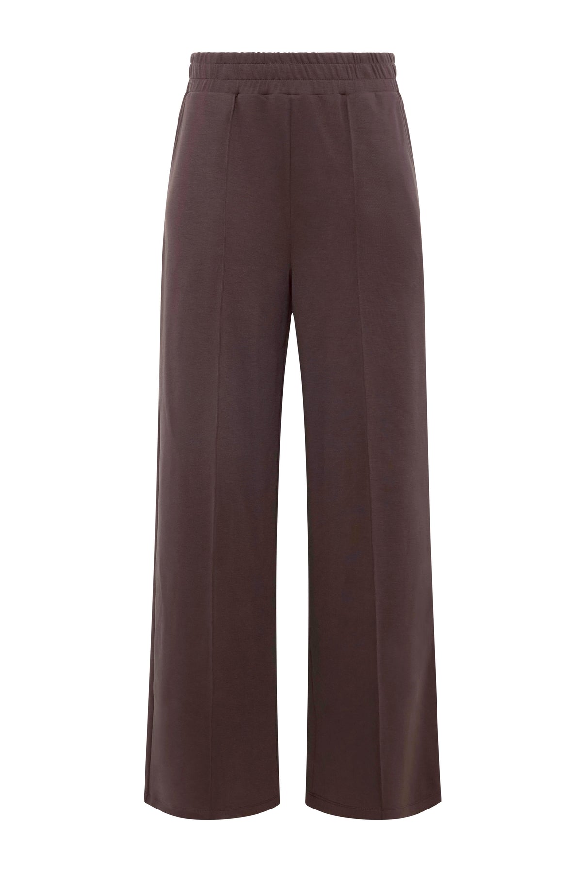 Artemis Wide Leg Soft Jogger (Chocolate)