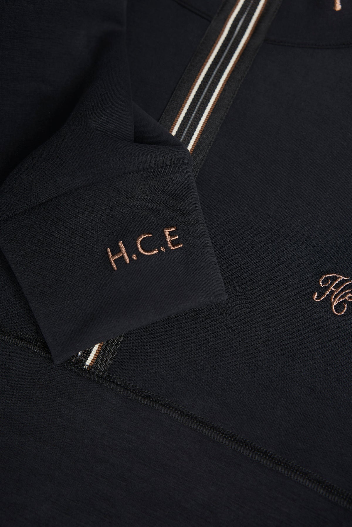 Windsor Quarter Zip Sweat (Black)