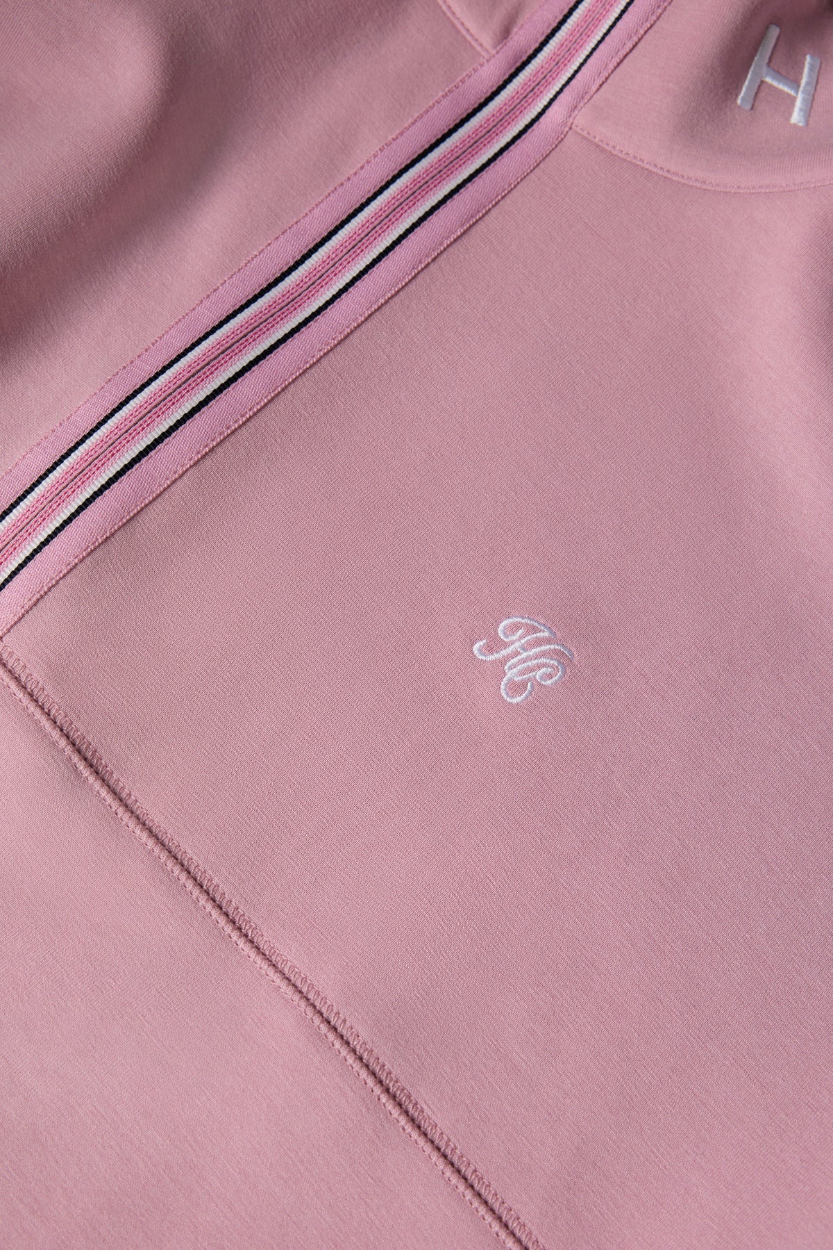 Windsor Quarter Zip Sweat (Dawn Pink)