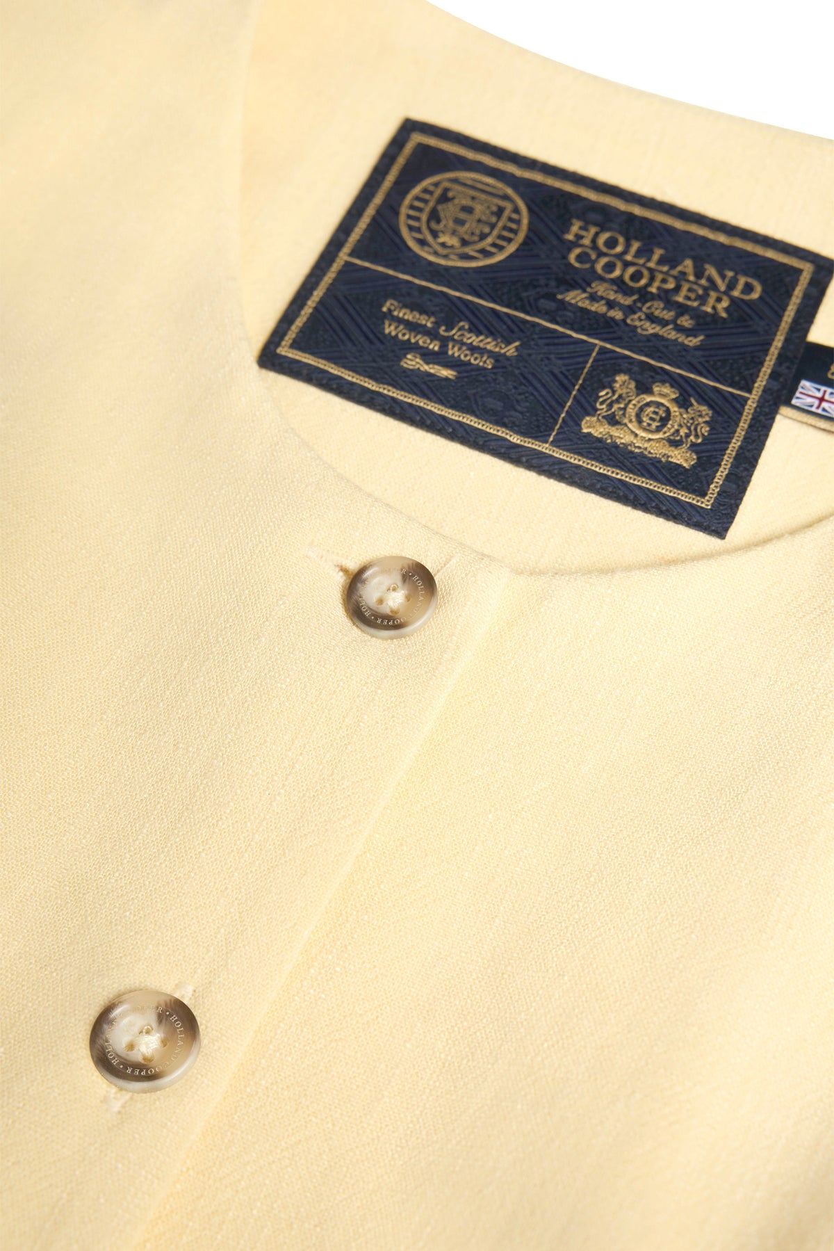 Richmond Waistcoat (Lemon Linen)
