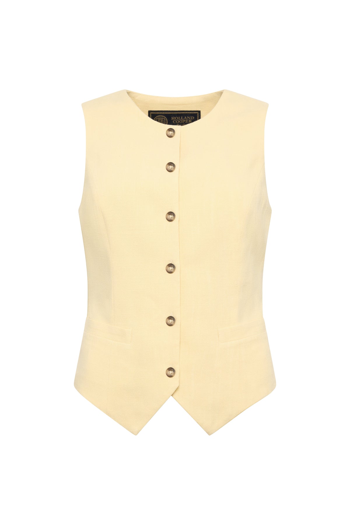 Richmond Waistcoat (Lemon Linen)
