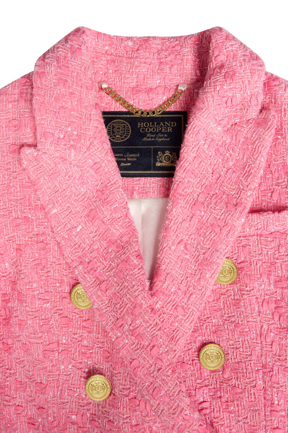 Knightsbridge Blazer (Pink Pop Boucle)