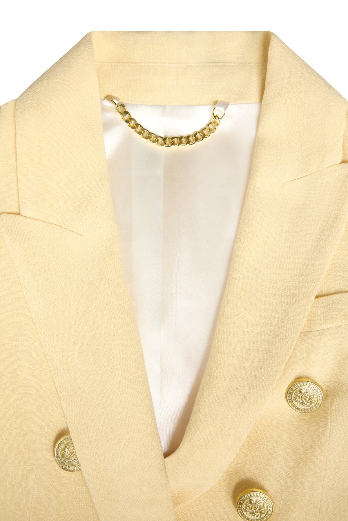Knightsbridge Blazer (Lemon Linen)
